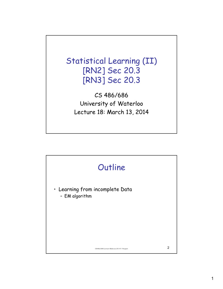 statistical learning ii rn2 sec 20 3 rn3 sec 20 3