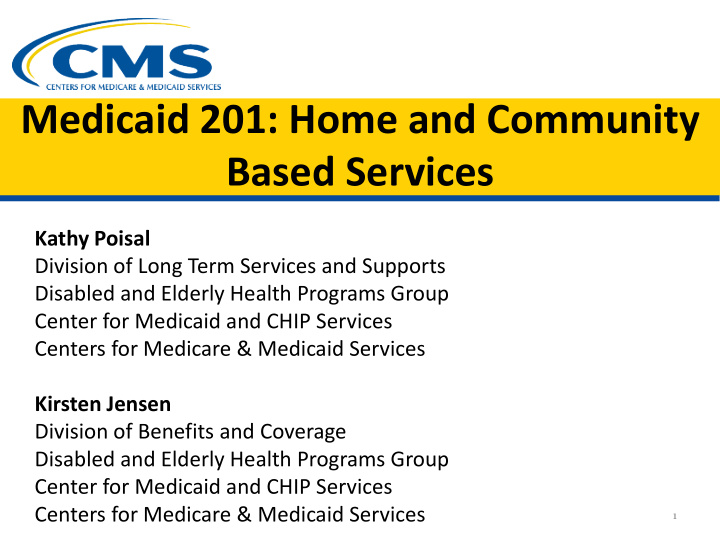 medicaid 201 home and community based services
