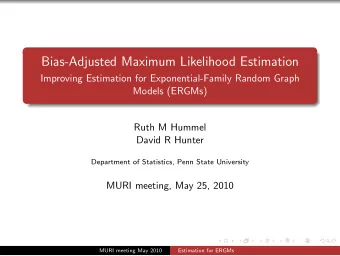 Bias-Adjusted Maximum Likelihood Estimation  Improving Estimation for Exponential-Family Random