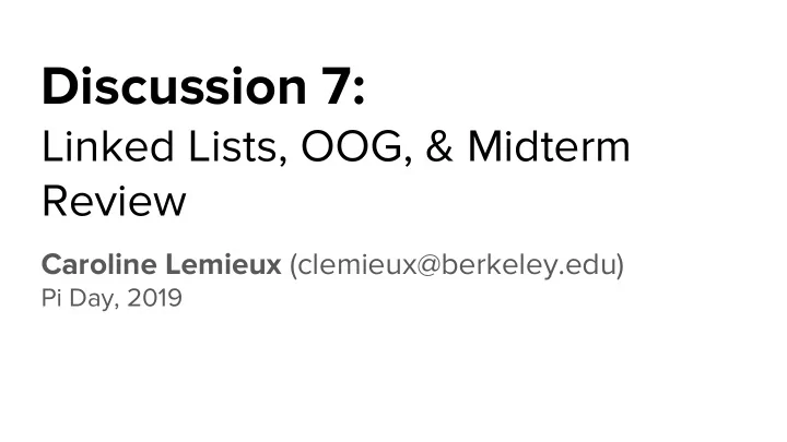 discussion 7