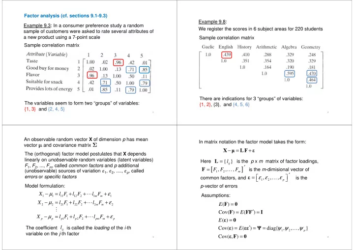 f is the m dimisional vector of f f f unobservable