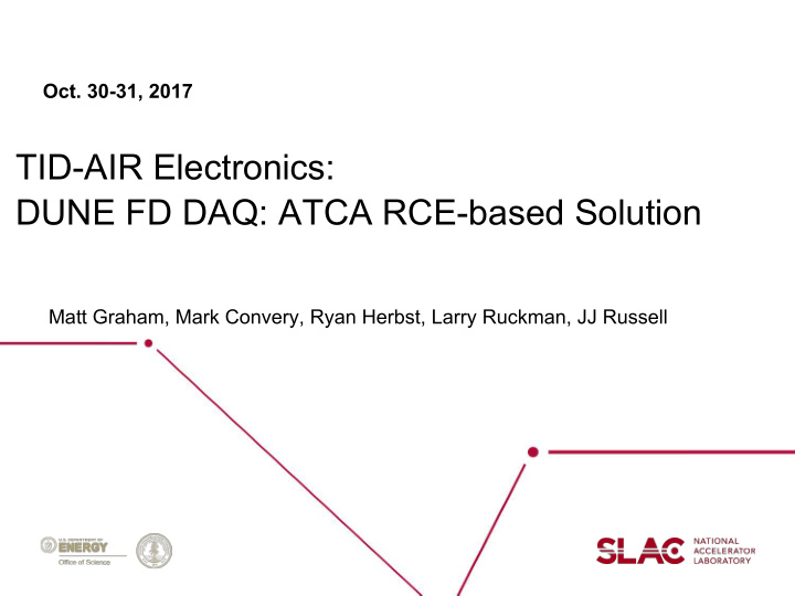 tid air electronics dune fd daq atca rce based solution