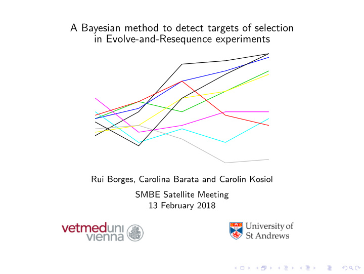 a bayesian method to detect targets of selection in