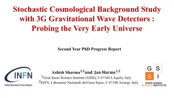 Stochastic Cosmological Background Study  with 3G Gravitational Wave Detectors :  Probing the Very