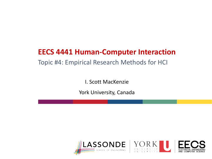 eecs 4441 human computer interaction