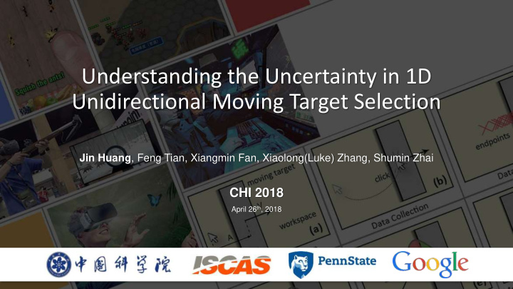 understanding the uncertainty in 1d