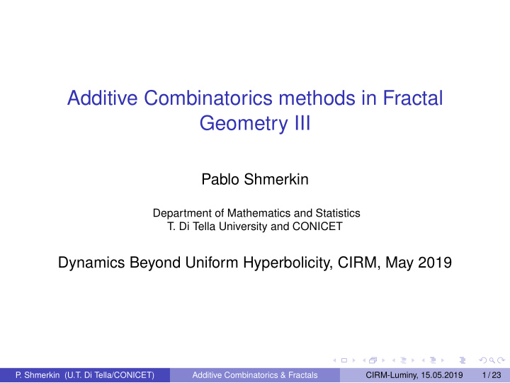 additive combinatorics methods in fractal geometry iii