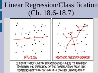 (Ch. 18.6-18.7)  Announcements  Homework 4 due Sunday  Test next Wednesday... covers ch 15-17  (HW