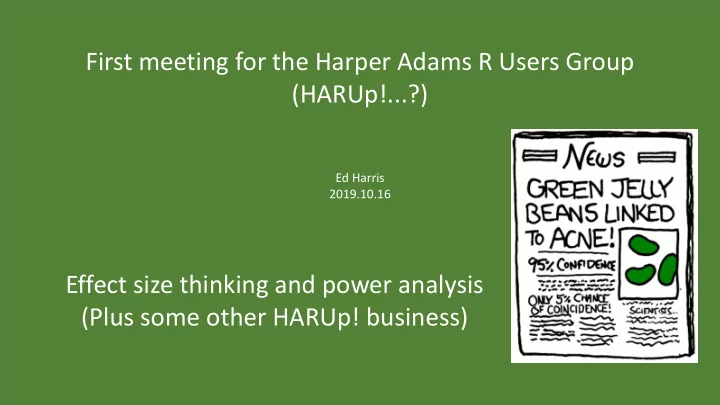 plus some other harup business