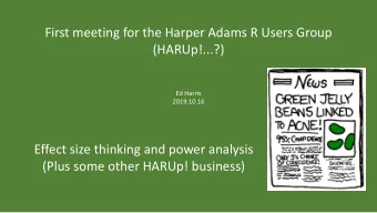 (Plus some other HARUp! business)  What do we want to accomplish today?  www.operorgenetic.com/wp