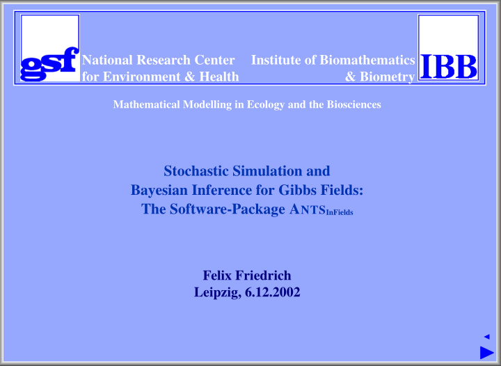 the software package a nts infields a nts infields is a