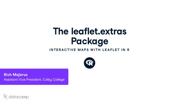 the leaflet e x tras package
