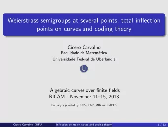 Weierstrass semigroups at several points, total inflection  points on curves and coding theory  C