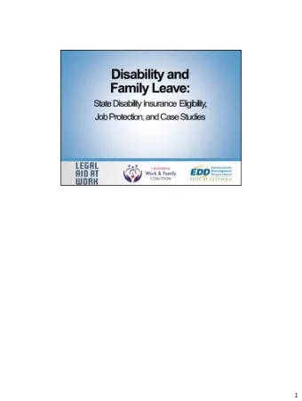 1  According to a wide range of researchers, paid leave used after the birth of a  child can