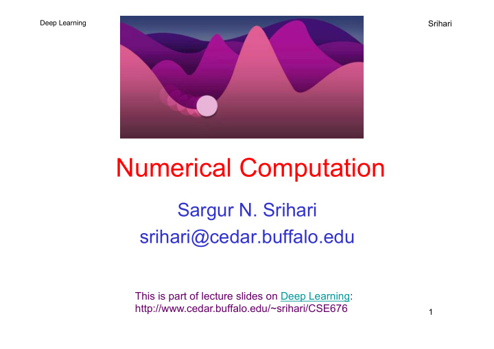 numerical computation