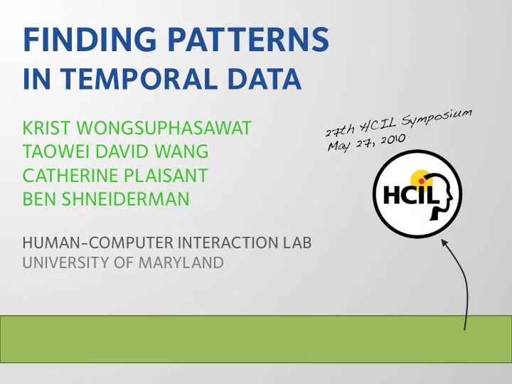 temporal categorical data
