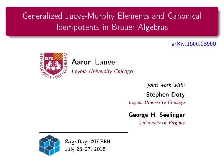 generalized jucys murphy elements and canonical
