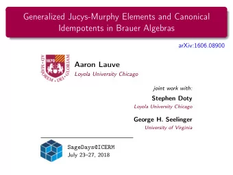 Generalized Jucys-Murphy Elements and Canonical  Idempotents in Brauer Algebras  arXiv:1606.08900