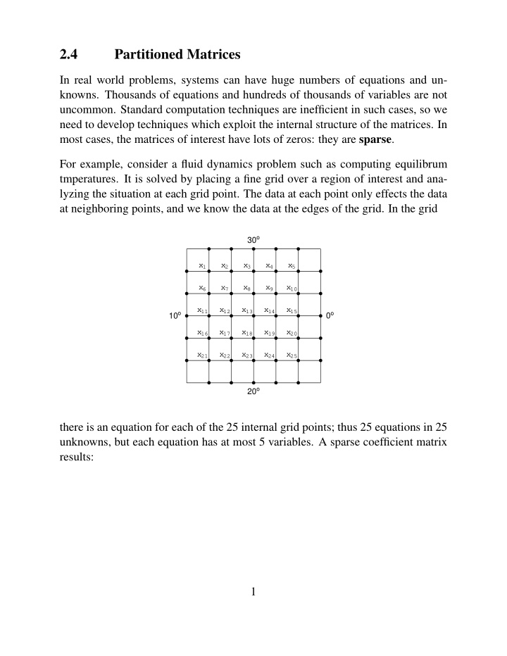 2 4 partitioned matrices