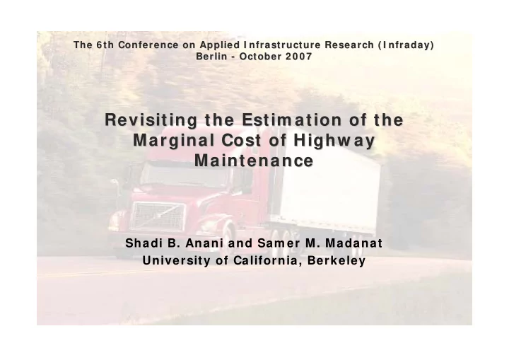revisiting the estim ation of the revisiting the estim