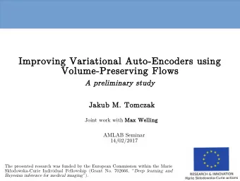 I  mp  r  o  v  i  n  g  V  a  r  i  a  t  i  o  n  a  l  A  u  t  o  -  E  n  c  o  d  e  r  s  u