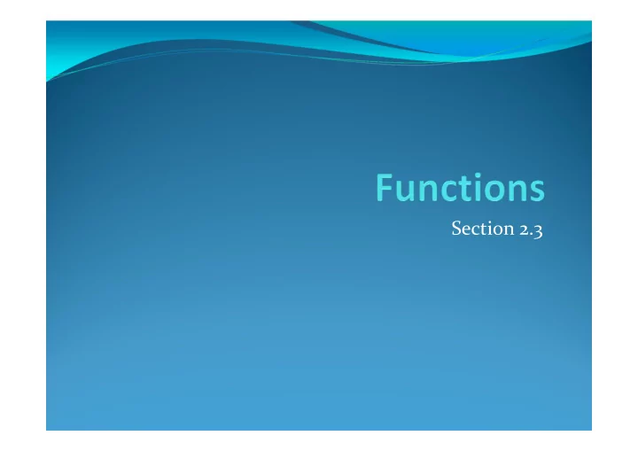 section 2 3 section summary