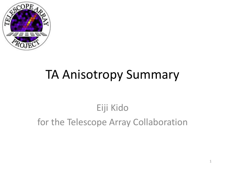 ta anisotropy summary