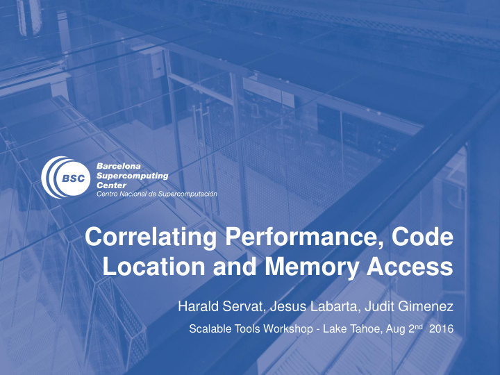correlating performance code
