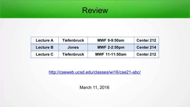 review