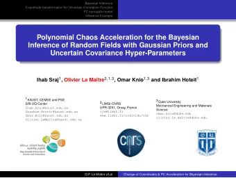 Polynomial Chaos Acceleration for the Bayesian  Inference of Random Fields with Gaussian Priors and