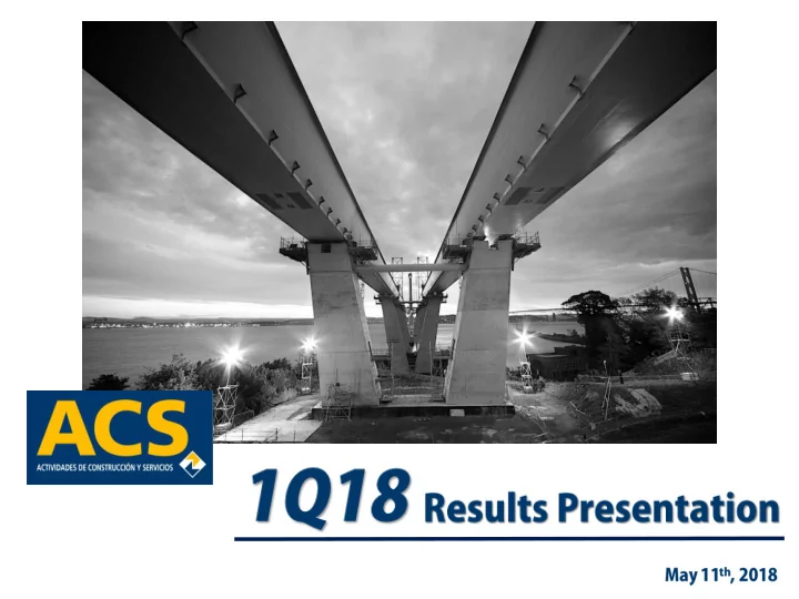 1q18 key figures