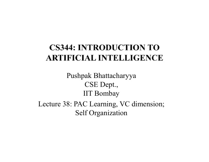 pushpak bhattacharyya cse dept iit b iit bombay b lecture