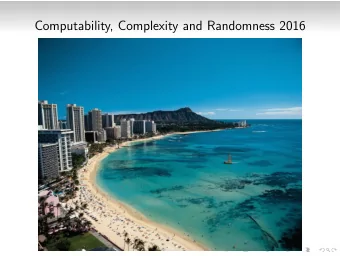Computability, Complexity and Randomness 2016  Permutations of the integers do not induce