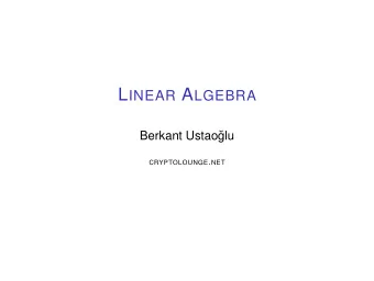 Linear dependence and  independence  Linear dependence  1  Definition (linear (in)dependence) Let {