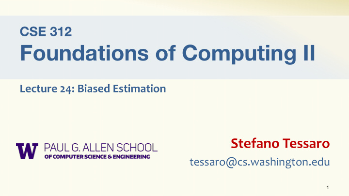 foundations of computing ii