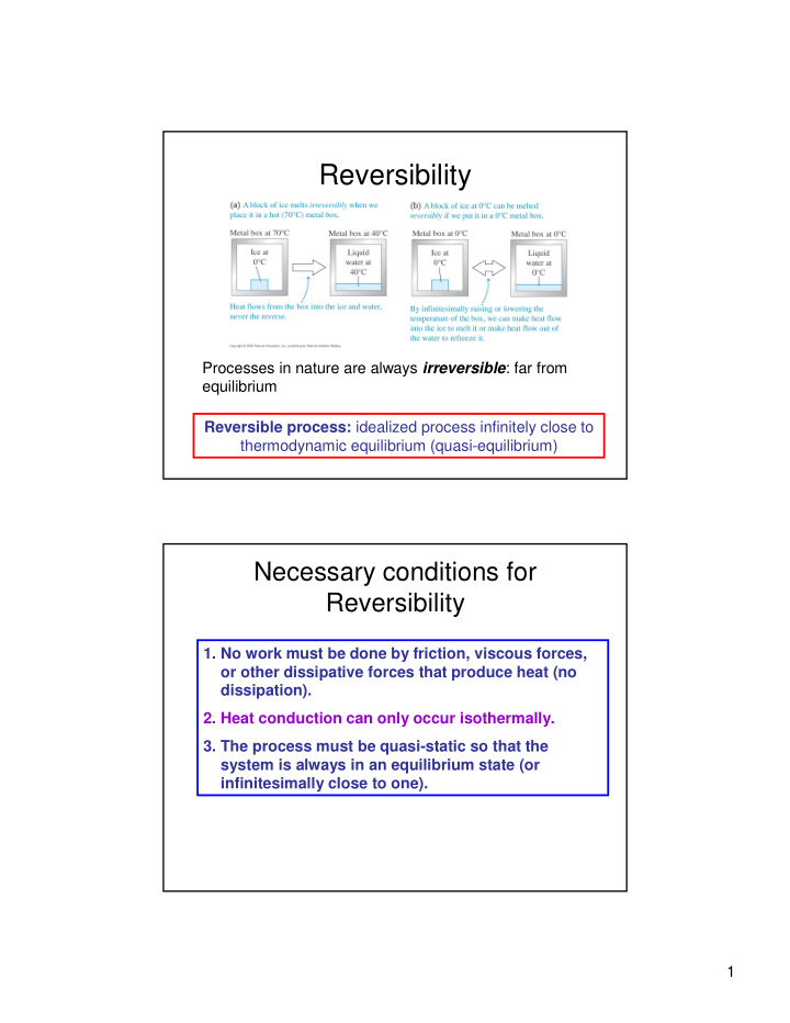 reversibility