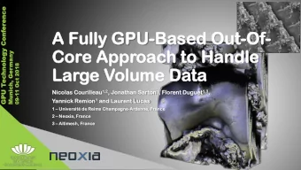 A Fully  A Fu  lly GPU  GPU-Based  Based Ou  Out-Of  Of-  ology Con  Co  Core  e App  pproac  oach