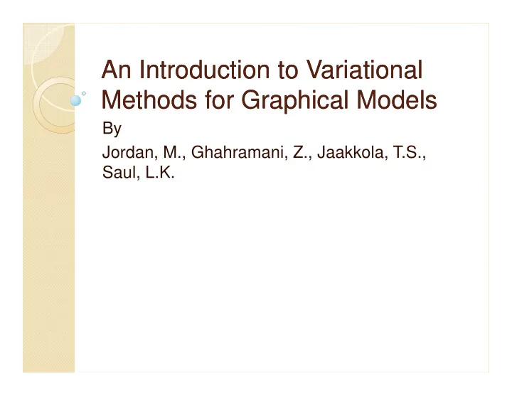an introduction to an introduction to variational