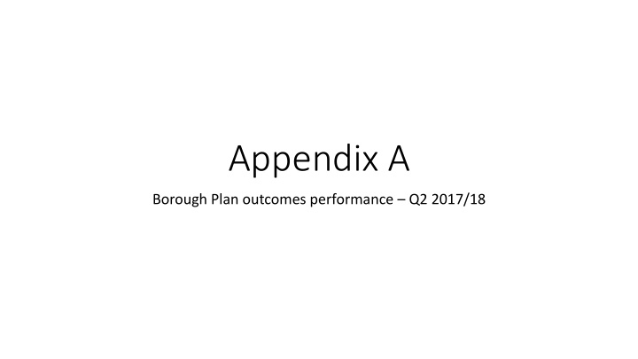 appendix a