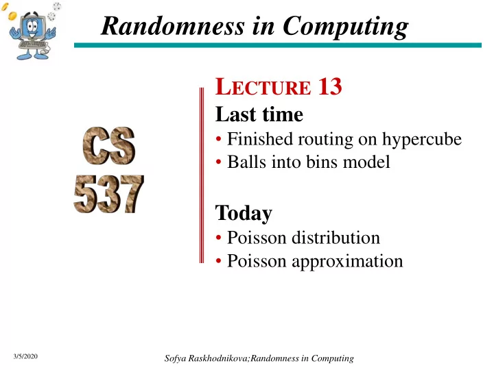 randomness in computing
