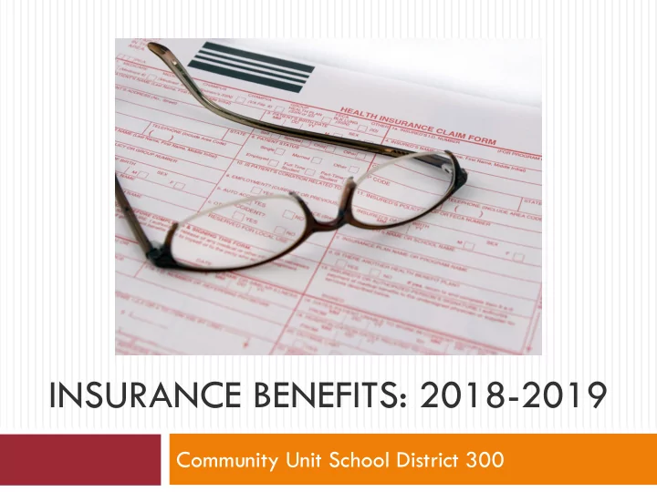 insurance benefits 2018 2019