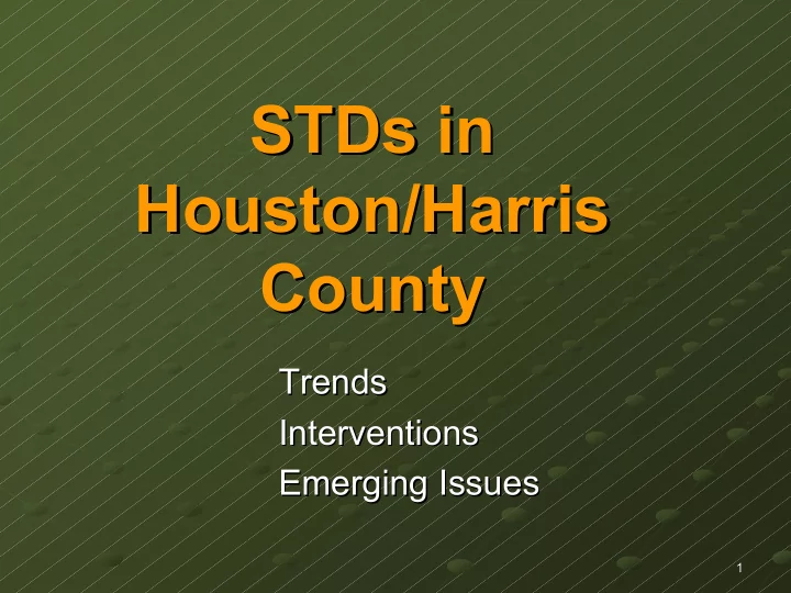 stds in stds in houston harris houston harris county