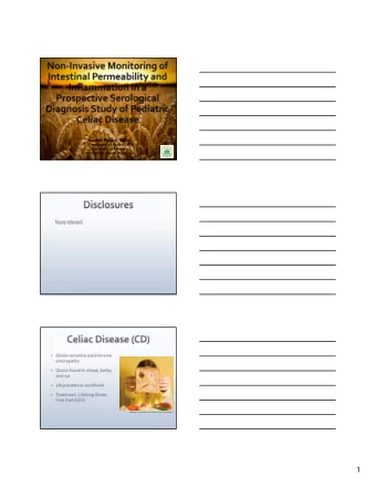 1  General Population  Individuals with  CD  HLADQ2 or  HLADQ8  J Clin Invest.