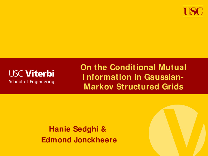 on the conditional mutual i nformation in gaussian markov