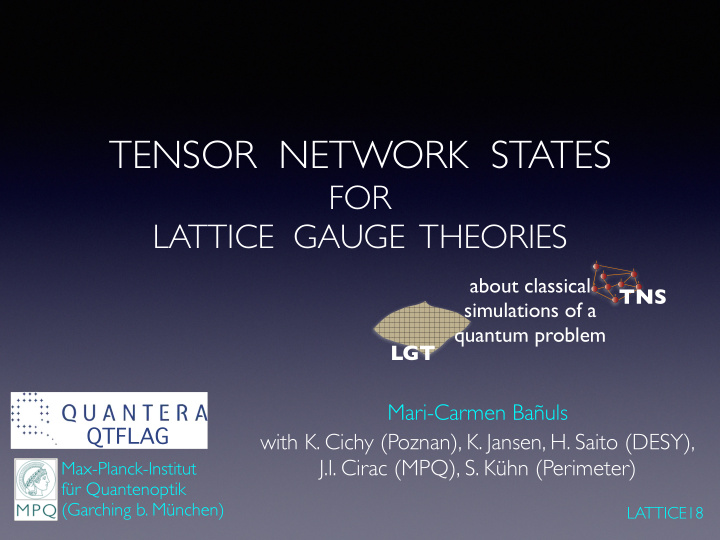 tensor network states