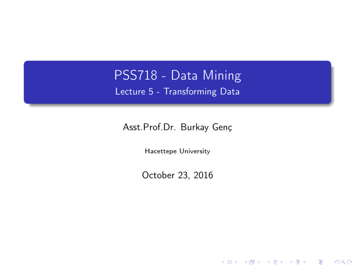 pss718 data mining
