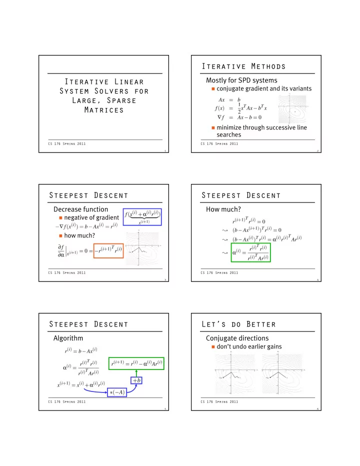 iterative methods