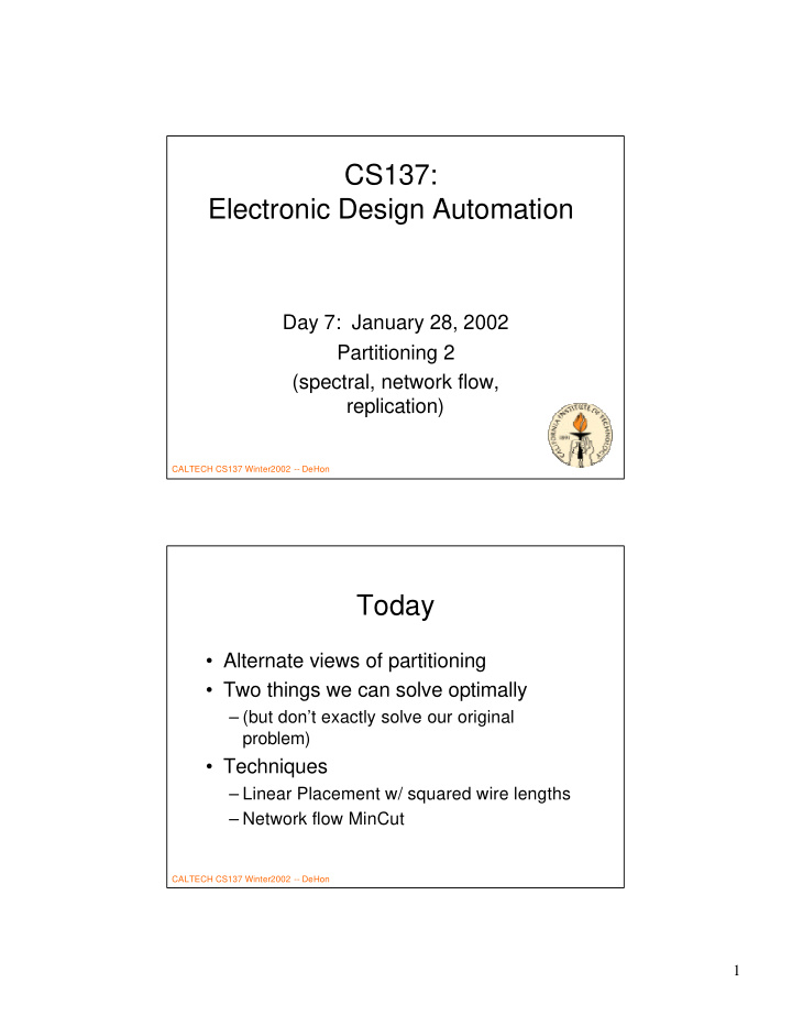 cs137 electronic design automation