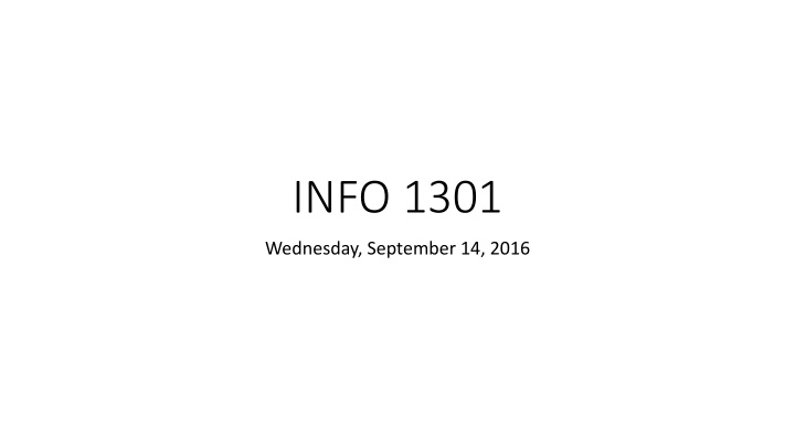 info 1301