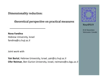 Nova Fandina  Hebrew University, Israel  fandina@cs.huji.ac.il  Joint work with Yair Bartal ,